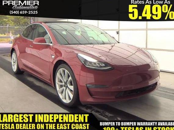 TESLA MODEL 3 2019 5YJ3E1EA3KF357652 image